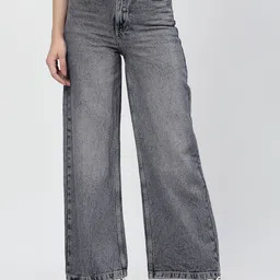 COSMIC Women Straight Fit High-Rise Heavy Fade Jeans-image-98