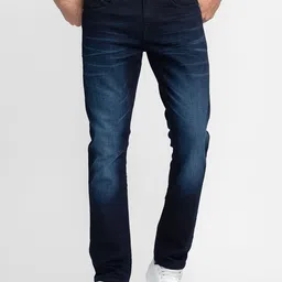 Being Human Men Mid Rise Clean Look Heavy Fade Whiskers Slim Fit Jeans-image-75