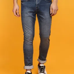 V-Mart Men Slim Fit Heavy Fade Mid-Rise Denim Jeans-picture-49