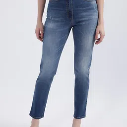 Iconic Women Slim Fit Clean Look Heavy Fade Jeans-image-65