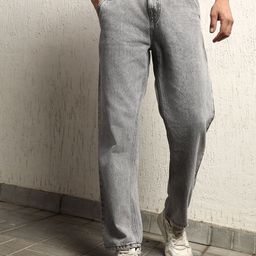 Hubberholme Men Straight Fit Heavy Fade Pure Cotton Jeans-picture-38