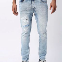 Pepe Jeans Men Skinny Fit Highly Distressed Heavy Fade Cotton Stretchable Jeans-picture-21