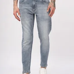 WROGN Men Comfort Skinny Fit Heavy Fade Jeans-picture-22