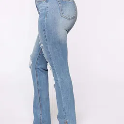 The Roadster Lifestyle Co Women Slim-Fit Mid Rise Cotton Jeans image 3