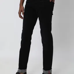 Mufti Men Slim Fit Clean Look Cuffed Hem Stretchable Jeans image 2
