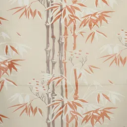 CASA-NEST Green & Brown 9 Pieces Floral Waterproof Shower Curtain & Hooks image 4