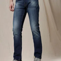 WROGN Men Straight Fit Heavy Fade Jeans image 4