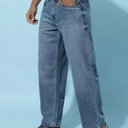 Kook N Keech Men Jean Relaxed Fit Low Distress Jeans image 2