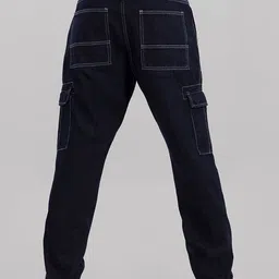 Snitch Men Smart Relaxed Fit Low Distress Cotton Stretchable Jeans image 3