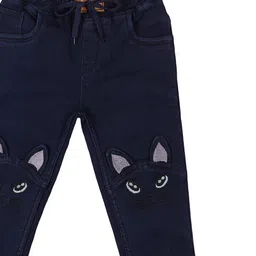 A-Okay Boys High-Rise Clean Look Embroidered Slim Fit Stretchable Jeans image 4