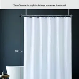 homewards Green & Blue Printed Water Resistant Shower Curtains image 5