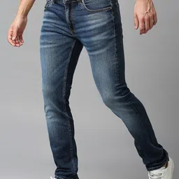SPYKAR Men Low-Rise Heavy Fade Stretchable Cotton Jeans image 2