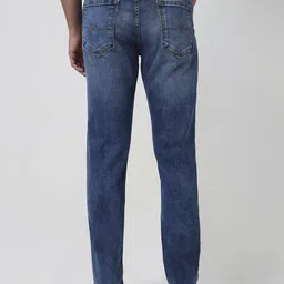 Mufti Men Straight Fit Heavy Fade Stretchable Jeans image 3