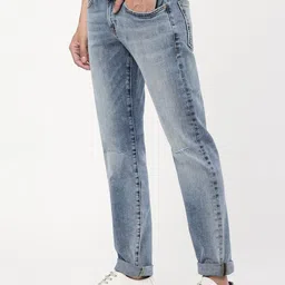 EVERBLUE Men Solid Stretchable Comfort Slim Heavy Fade Mid-Rise Jeans image 3