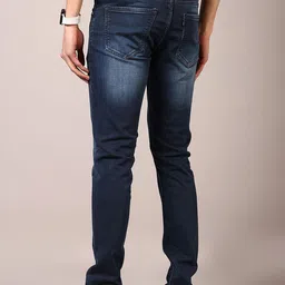 V-Mart Men Regular Fit Mid-Rise Light Fade Jeans image 2