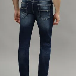 Iconic Men Mid-Rise Bootcut Low Distress Heavy Fade Stretchable Jeans image 3