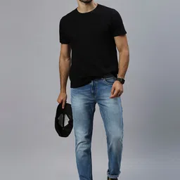 The Roadster Lifestyle Co. Men Mid-Rise Comfort Heavy Fade Stretchable Jeans-picture-38