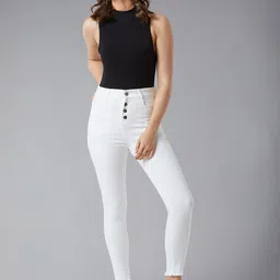 Roadster Women Skinny-Fit Clean Look Stretchable Jeans-image-21