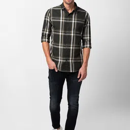 SPYKAR Men Tapered Fit Low Distress Light Fade Stretchable Cotton Jeans image 3