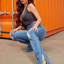 The Roadster Lifestyle Co Women Slim-Fit Mid Rise Cotton Jeans image 2