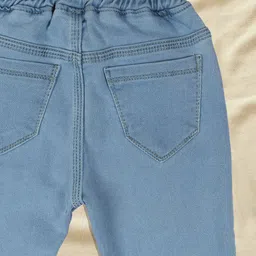 A-Okay Girls High-Rise Acid Wash Clean Look Jeans image 3