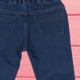 F2M Boys Low Distress Acid Wash Jeans image 3