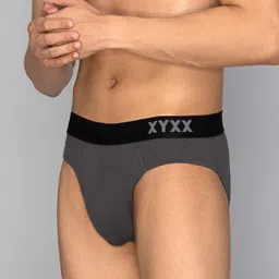 XYXX Mens Solid Pack of 2 Combed Cotton Pace Brief XYBRF2PCKN662 image 4