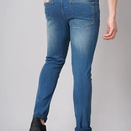 hardsoda by the indian garage co HARDSODA Men Slim Fit Heavy Fade Stretchable Jeans image 3