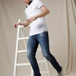 WROGN Men Straight Fit Heavy Fade Jeans image 2