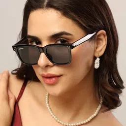 RESIST EYEWEAR Unisex Square Sunglasses with UV Protected Lens image 4