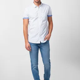 SPYKAR Men Mildly Distressed Light Fade Stretchable Cotton Jeans image 5