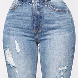 The Roadster Lifestyle Co Women Slim-Fit Mid Rise Cotton Jeans image 4