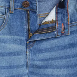 TALES & STORIES Boys Pack of 2 Slim Fit Mildly Distressed Light Fade Stretchable Jeans image 4