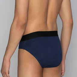 XYXX Mens Solid Pack of 3 Combed Cotton Pace Brief XYBRF3PCKN883 image 3