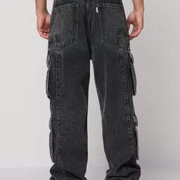 FREAKINS Men Relaxed Fit High-Rise Highly Distressed Jeans image 5