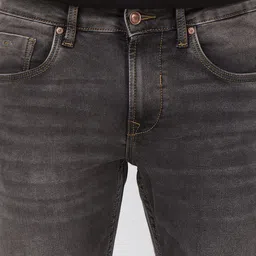 Mufti Men Tapered Fit Heavy Fade Stretchable Jeans image 5