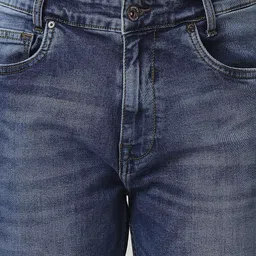 Mufti Men Straight Fit Heavy Fade Stretchable Jeans image 5