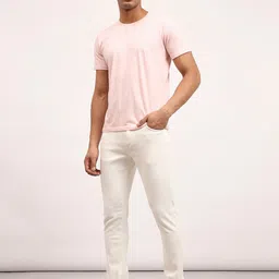 Lee Men White Bruce Skinny Fit Clean Look Stretchable Jeans image 5