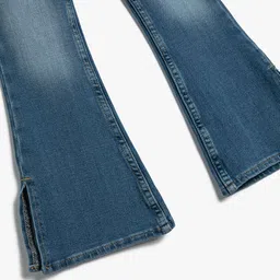 Koton Girls Clean Look Flared Light Fade Mid-Rise Stretchable Jeans image 2