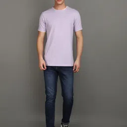 V-Mart Men Slim Fit Mid-Rise Knitted Light Fade Cotton Jeans image 5