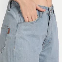 AngelFab Women Jean Straight Fit Mid-Rise Jeans image 4