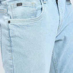 HIGHLANDER Men Blue Skinny Fit Heavy Fade Stretchable Jeans image 5