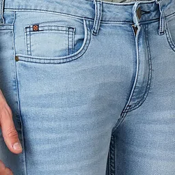 hardsoda by the indian garage co HARDSODA Men Slim Fit Heavy Fade Clean Look Stretchable Jeans image 5