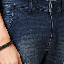 SF JEANS by Pantaloons Men Straight Fit Clean Look Stretchable Jeans image 3
