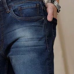 WROGN Men Straight Fit Heavy Fade Jeans image 3