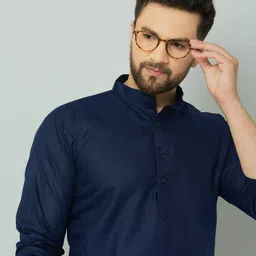 tsarina Men Cotton Blend Kurta Dhoti Pant Set image 3