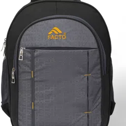 facto Large 70 L Backpack Stylish GREY School Bag for Boys & Girls of Class 5th - 10th image 5