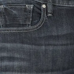 EVERBLUE Men Solid Comfort Slim Fit Heavy Fade Stretchable Jeans image 2