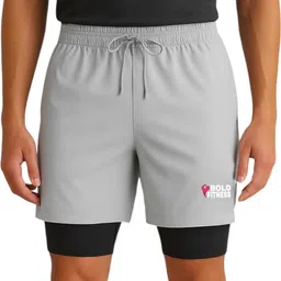 bold fitness Solid Men Grey Sports Shorts-picture-13