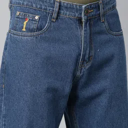 CINOCCI Men Relaxed Fit Clean Look Jeans image 3